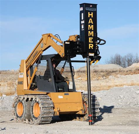 united rentals skid steer|post pounder rental near me.